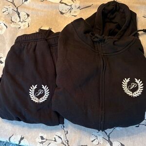 VS PINK Fleece jogger set